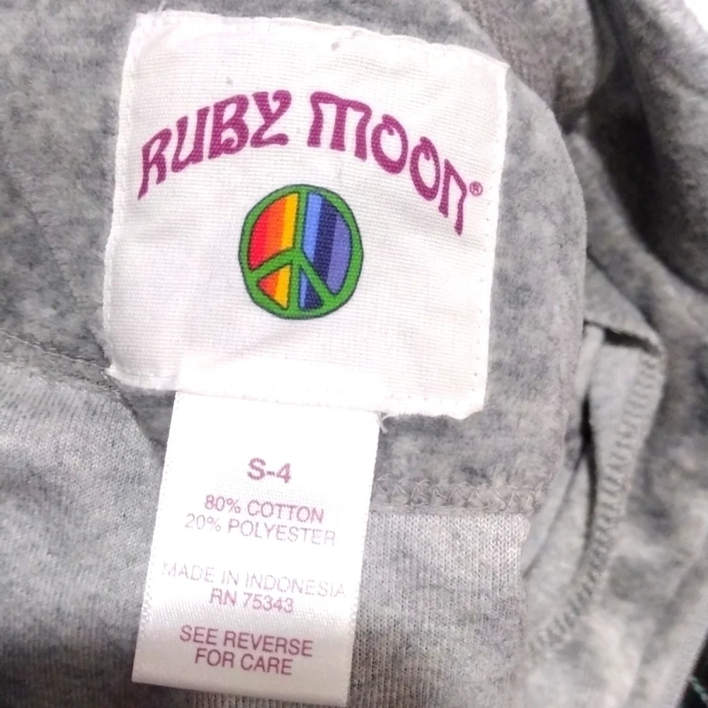Ruby Moon Grey Girl's kids' 2-piece Matching set, Back to School w/ Pockets, S-4